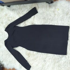 Lulu's black form fitting dress